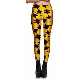 Rubber Ducky Women’s Leggings Size XL